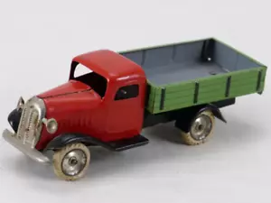 Lehmann Gnomo Toy N º 813 D. R.G.M Camión Volquete 11CM De Chapa de Metal - Imagen 1 de 11