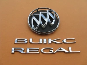 11 12 13 BUICK REGAL REAR TRUNK EMBLEM LOGO BADGE SIGN SYMBOL USED OEM A45293 - Foto 1 di 5
