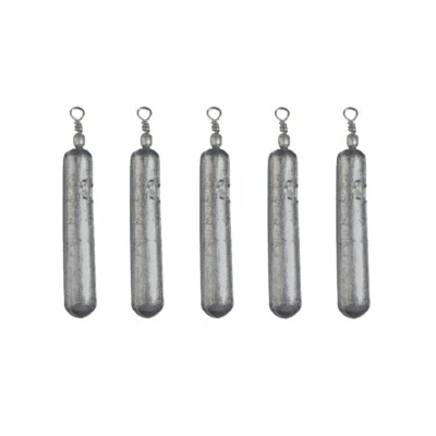 DROP SHOT BLEI MIT WIRBEL, ZYLINDER BLEIE, STABBLEI, STRÖMUNGSBLEI, DROPSHOT NEU - Bild 1 von 2