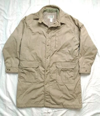Chaqueta Abrigo Montaña Vintage Años 80 LL Bean Grande* Beige Tareas de Campo 2595 Foto 1 de 4