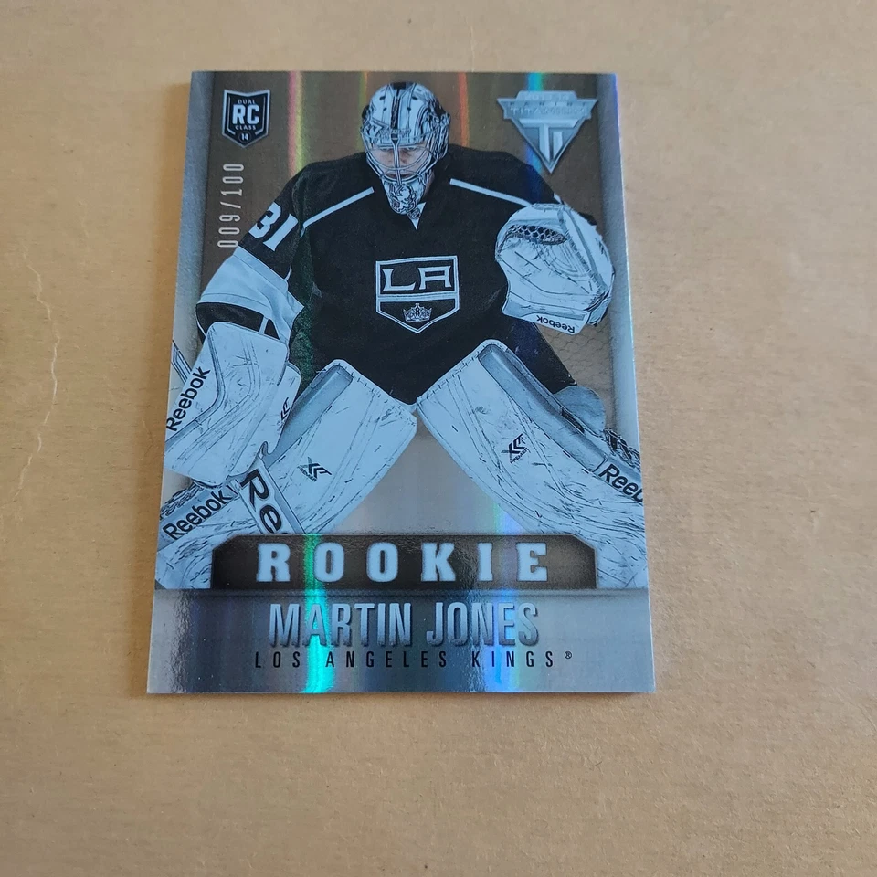 2013-14 Panini Titanium Martin Jones Rookie Gold /100 - Image 1 of 2