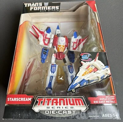 Transformers Titanium Series Die Cast Starscream Figure - RARE Boxed Complete  - Image 1 of 3