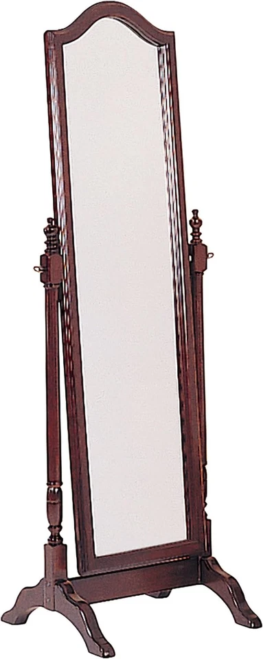 Cabot Wood Adjustable Full Length Cheval Mirror Merlot 3103 - Image 1 of 4