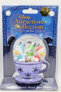 Disney Theme Park Collection Die Cast Metal Vehicle Fantasyland Mad Tea Party - Picture 1 of 5
