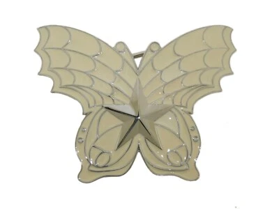 Бабочка ремень пряжка высокого качества ковбойский металлический Western родео с белый цвет - Изображение 1 из 2