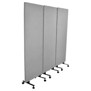 Freestanding 72 x 66 inch Privacy Panel, Cubicle Divider, Acoustic Wall Partitio - Picture 1 of 14