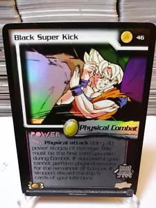 DRAGON BALL Z DBZ CCG - BLACK SUPER KICK #46 LIMITED ALT FOIL CARD SCORE 2002 - Picture 1 of 2
