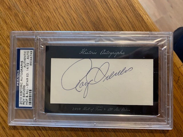 2010 HISTORUC AUTOGRAPHS ROY SIEVERS HOF & ALL-STAR ED 14/72 AUTOGRAPH PSA / DNA - Image 1 of 1