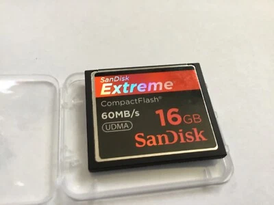 1pcs 16gb Sandisk Extreme Compact flash CFI memory card NIKON CANON CF cameras - Image 1 of 3
