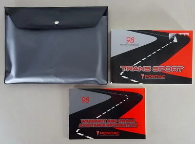 Wallet + Proprietario´S Manuale/Handbook Pontiac Trans Sport Da 1998 - Immagine 1 di 2