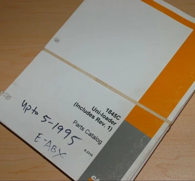 CASE 1845c SKID STEER Loader Spare Parts Manual book catalog uni mini list 1995 - Image 1 of 4