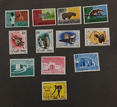 Somalia 1960-1963 VF MH Sc#245-247, C72, 258-59 C82-83, 271-72 C92, C89,   (W47) - Image 1 of 2