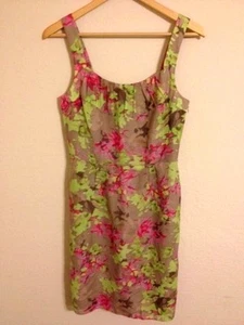 BANANA REPUBLIC - ROSA VERDE MARRÓN - VESTIDO - 4 - Imagen 1 de 3