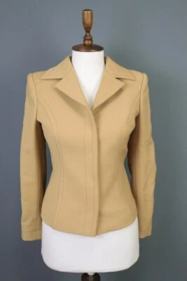 Blazer DOLCE&GABBANA jaqueta leve de lã creme tamanho 40 - Imagem 1 de 4