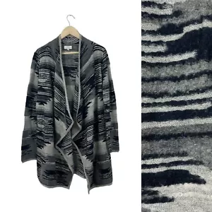 Lucky Brand Large Aztec Drape Cardigan Sweater Southwestern Western Womens READ - Picture 1 of 15