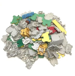 3lbs of Allen Bradley Randomly Assorted DIN Rail Terminal Block End Stop Cover - Picture 1 of 2