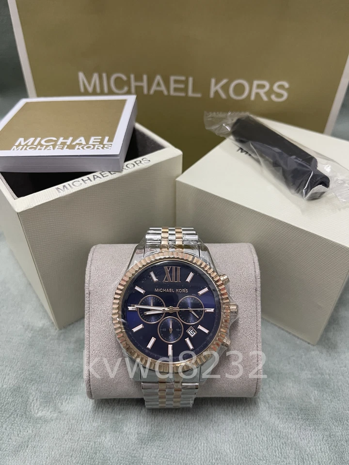 Michael Kors Lexington Men's Blue Watch - Mk8412