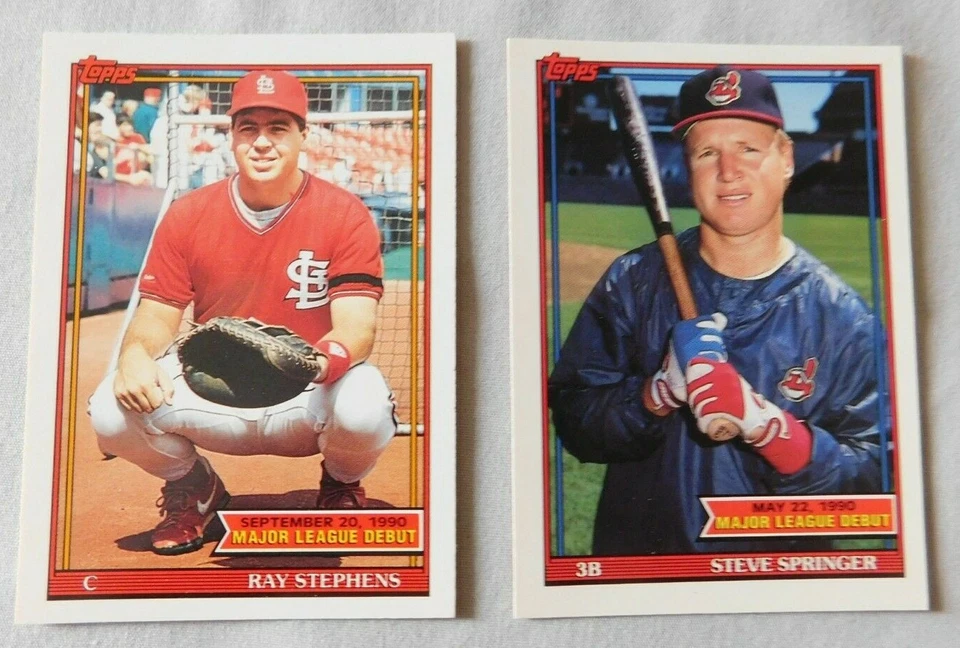 1991 Topps Major League Debut 1990 Baseball Pick one - Image 1 of 1
