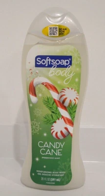 Мягкое мыло для тела конфеты трость мята перечная праздничная 20 жидк. Oz. Зимнее Рождество - Изображение 1 из 4