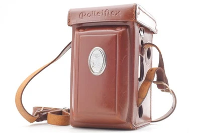 ¡Raro!【 Casi Como Nuevo con Correa】 Estuche de Cuero Rolleiflex Marrón para MX TLR de JAPÓN Foto 1 de 4