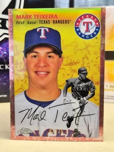 2023 Topps Chrome Platinum Anniversary - Mark Teixeira #351 Rose Gold /75 - Picture 1 of 2