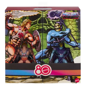 He Man & Skeletor 2 Pack Origins 80th Anniversary Retro Mattel Masters Universe - Imagen 1 de 3