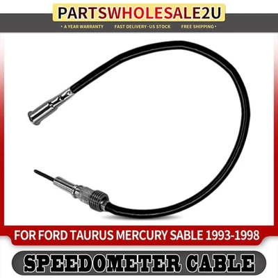 Cabo de velocímetro inferior 1x 11" para Ford Taurus 1993-1998 Mercury Sable 1993-1998 - Imagem 1 de 4