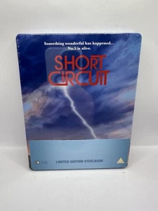 NEW SEALED Short Circuit - 1986 Blu-Ray Second Sight Steelbook Edition Region B - Imagen 1 de 4