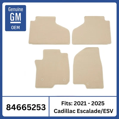 Alfombrillas pergamino nuevas GM OEM 2021-2025 Cadillac Escalade/ESV 84665253 Foto 1 de 3