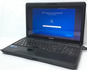 Laptop Toshiba Core 2 Duo T6670 HDD Satellite C660-16x Windows 10 Pro - Picture 1 of 7