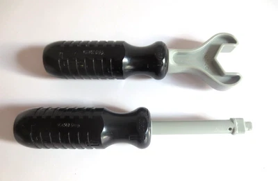 Lego Duplo Toolo Werkzeug Schraubenschlüssel Schraubendreher Maulschlüssel - Bild 1 von 2