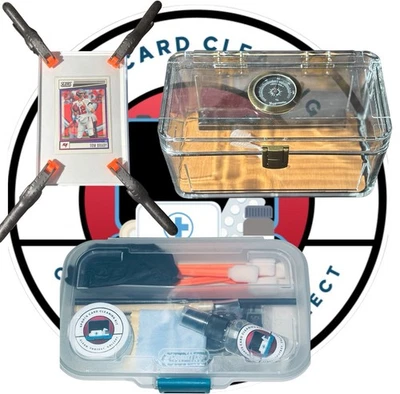 SPORTS CARD CARE Card Care Cleaning Kit Polish, Humidor & Accessory Pack - PSA Grading Prep Kit