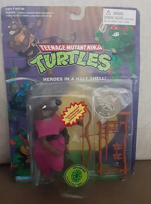 Tmnt SPLINTER Teenage Mutant Ninja Turtles gold Collector COIN 1992 - image 1 of 4