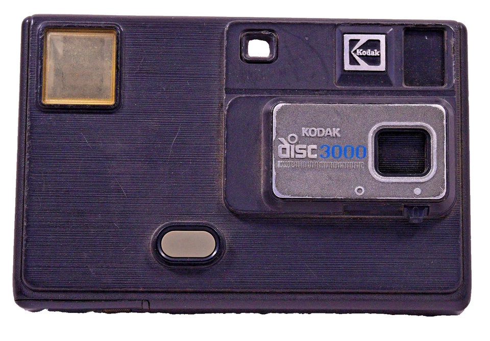Kodak Disc 3000 Film Camera Black Vintage Un-Tested - Image 1 of 4