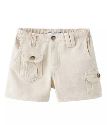 ZARA 100% хлопок девочек бежевый грузовой шорты размер 6 - Изображение 1 из 4