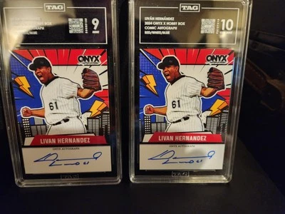 2024 Onyx Ливан Эрнандес Авто Оцененные Плиты, получите оба! - Изображение 1 из 2