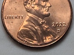 2022 D Lincoln Shield Cent Penny Error Major DDO DDR Great Doubling Both Sides - Picture 1 of 14
