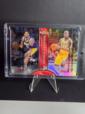 🔥🔥1999 Kobe Bryant Shaquille O'Neal Topps Finest Double Feature Refractor🏀 - Изображение 1 из 3