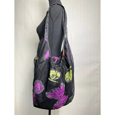 Bolsa tote feminina borboleta estampa novidade ombro preta Indy Groovy feminina  - Imagem 1 de 4
