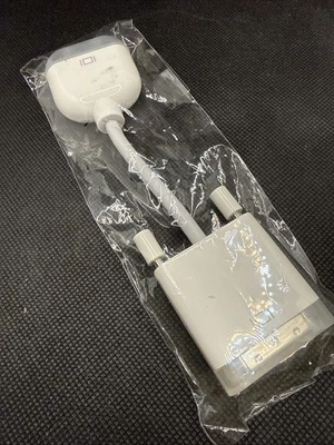 Genuine OEM Apple DVI to VGA Monitor Adapter Brand New In Package - Image 1 of 2