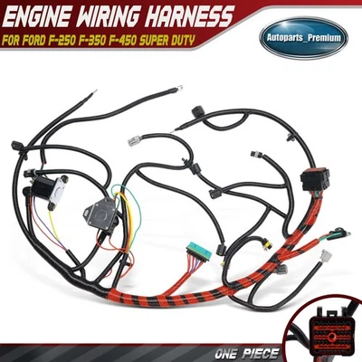 Arnés de cableado del motor para Ford Powerstroke F-250 F-350 Super Duty 2002 2003 7,3 L Foto 1 de 4