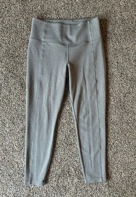 Athleta Delancey  Beige Brown Herringbone Tights Small Petite - Image 1 of 4