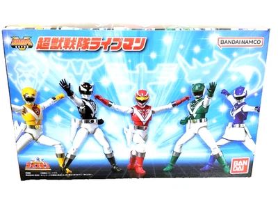 BANDAI Shodo Super Choujuu Sentai Liveman Set of 5 Figure Power Rangers NEW - Image 1 of 4