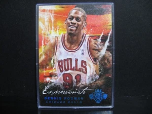 2014-15 PANINI Court Kings Dennis Rodman Expressionists Sapphire Card #02/25 - Picture 1 of 3