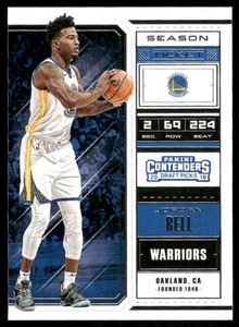 2018 Panini Contenders Draft Picks #28b Jordan Bell Bold V on back - Picture 1 of 2