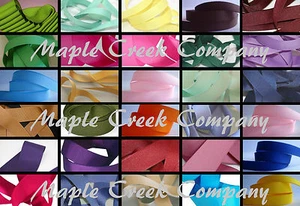 Cinta Grosgrain 3/8 pulgadas x 5 yardas (15 pies de cinta) 34 COLORES DISPONIBLES - Imagen 1 de 37