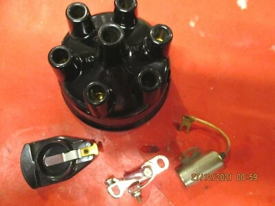 FORD F100-F150-F250-F350 MUSTANG-6 CLY-1949-67 latón-DIST. CAP-ROTOR-POINT-CON. Foto 1 de 3