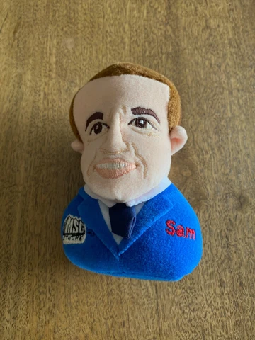 New York Ranger announcers Sam Rosen & John Davidson - soft doll with sound Cover