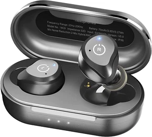 NC9 Hybrid Active Noise Cancelling Wireless Earbuds, in Ear Headphones IPX6 Wate - Picture 1 of 12