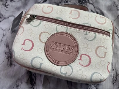 Дорожный макияж мешок косметичка Guess женщина B8724260 белый мульти женщины новый - Изображение 1 из 4